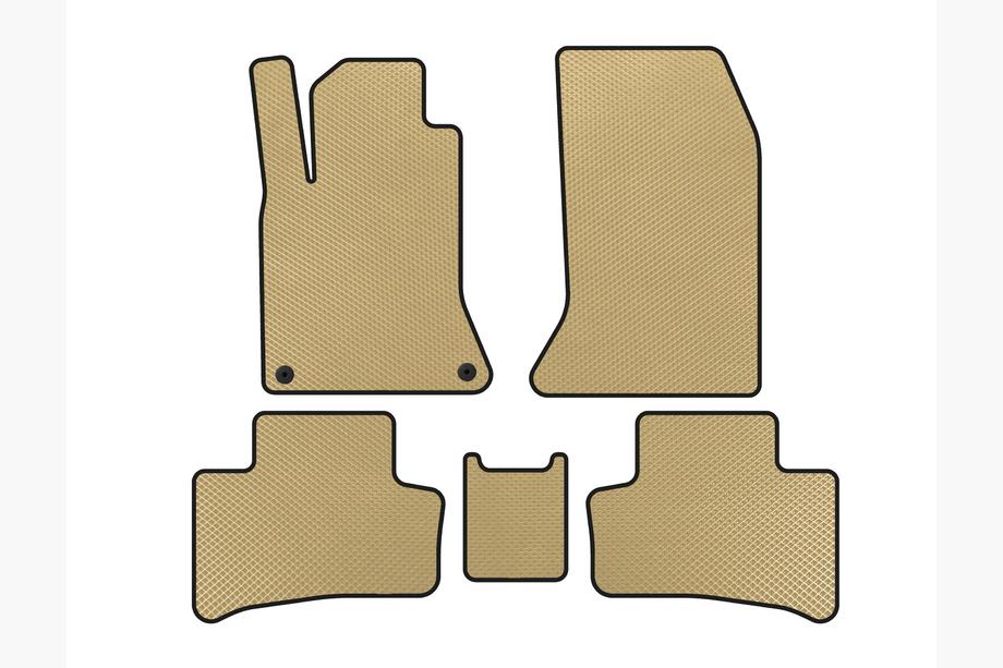 Mercedes B-class W246 2011-2018 EVA Floor Mats (2011-2015, Electric, Beige) Image