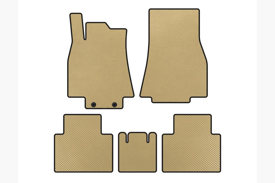 Mercedes B-class W245 2005-2011 EVA Floor Mats (Beige) Image