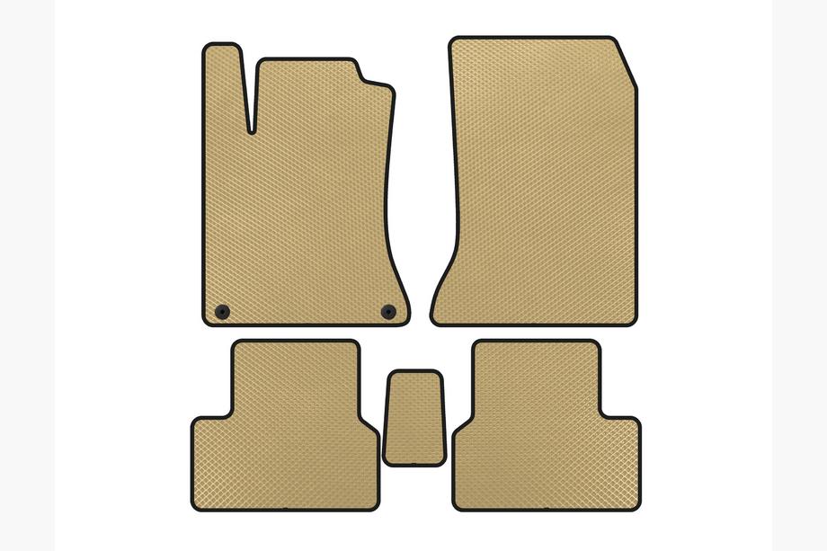 Mercedes B-class W246 2011-2018 EVA Floor Mats (2011-2014, Beige) Image
