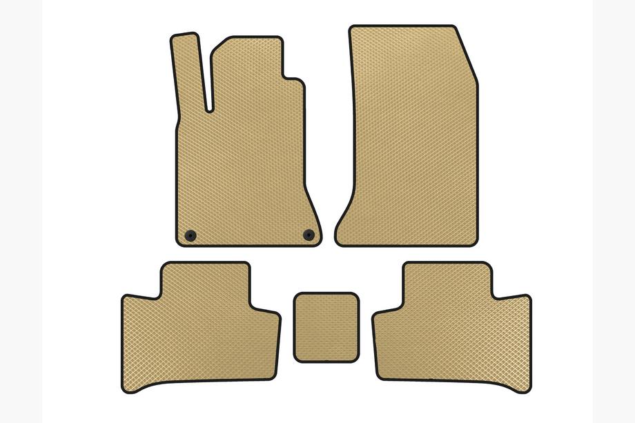 Mercedes B-class W246 2011-2018 EVA Floor Mats (2015-2018, Beige) Image