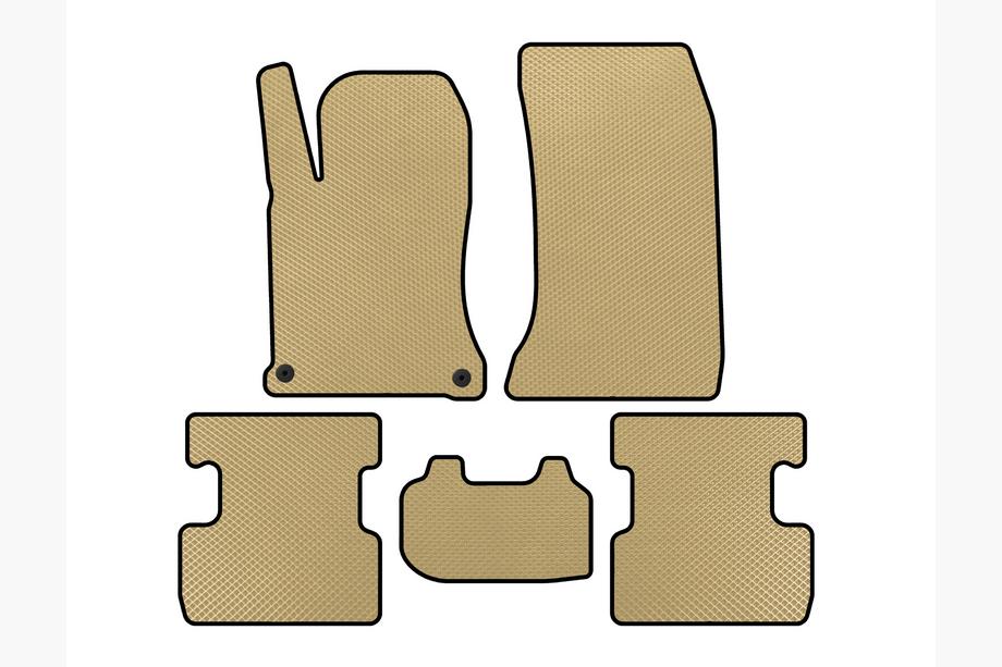 Mercedes GLA X156 2014-2019 EVA Floor Mats (Beige) Image