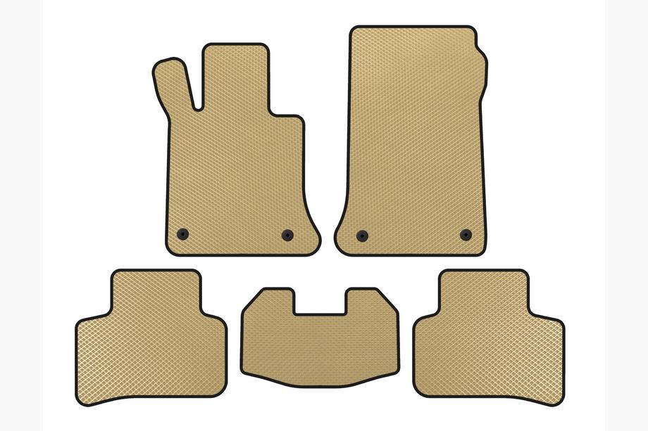 Mercedes GLK class X204 2008-2015 EVA Floor Mats (Beige) Image