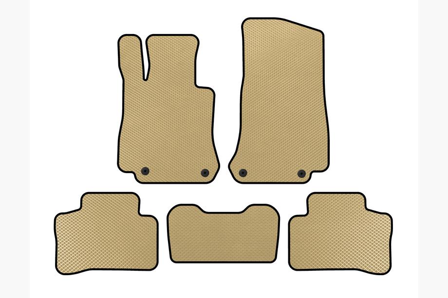 Mercedes GLC X253 2015-2022 EVA Floor Mats (Beige) Image