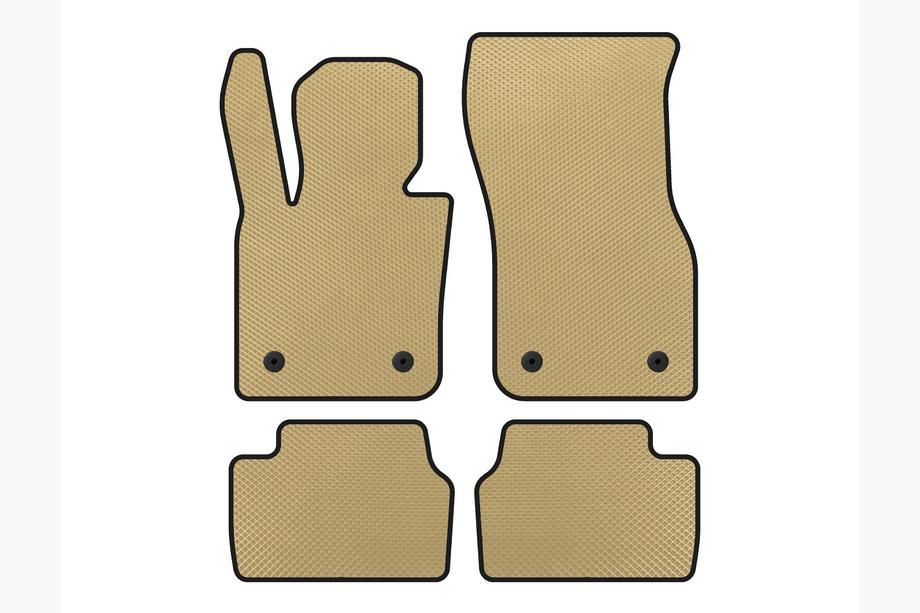Mini Cooper F55/56/57 2014-2023 EVA Floor Mats (for F55, 5-door, Beige) Image