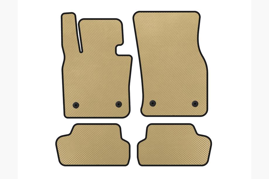 Mini Cooper F55/56/57 2014-2023 EVA Floor Mats (for F56, Beige) Image