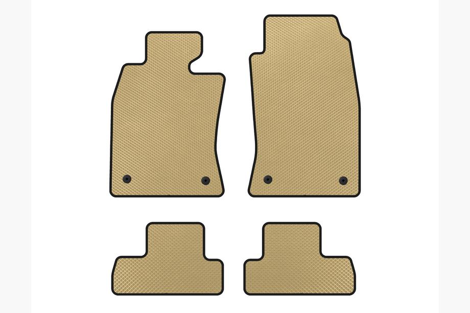 Mini Cooper R50/52/53 2000-2006 EVA Floor Mats (for R50, Beige) Image