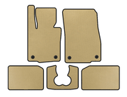 Mini Cooper F55/56/57 2014-2023 EVA Floor Mats (for S F55, 5-Door, Beige) photo 1