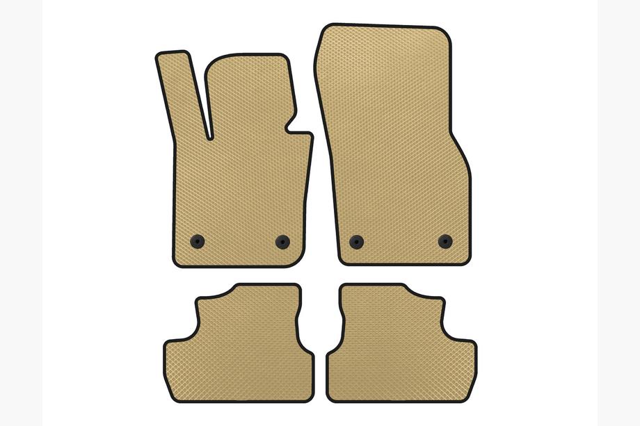 Mini Cooper F55/56/57 2014-2023 EVA Floor Mats (for S F56, Beige) Image