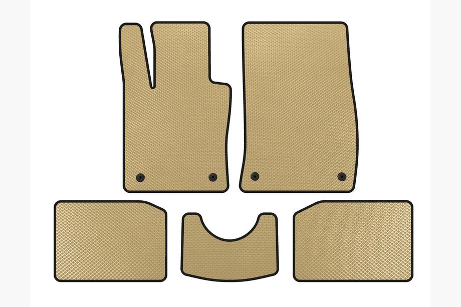 Mini Countryman R60 2010-2017 EVA Floor Mats (SD Trim, Beige) Image