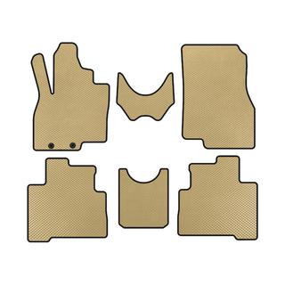 EVA Floor Mats (2 Rows, Beige) Mitsubishi Grandis 2003-2011