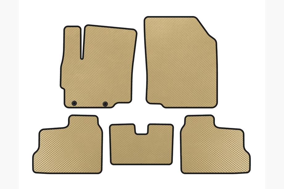 Mitsubishi Space Star/Mirage 2012- EVA Floor Mats (for Mirage, HB, Beige) Image