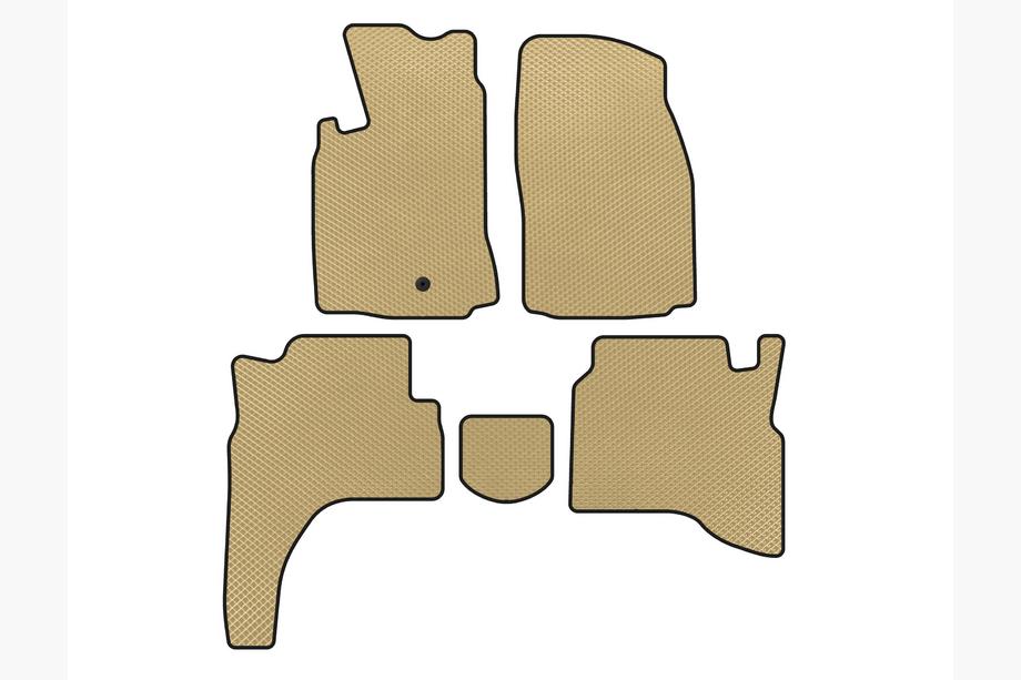 Mitsubishi Pajero Sport 1996-2007 EVA Floor Mats (Beige) Image