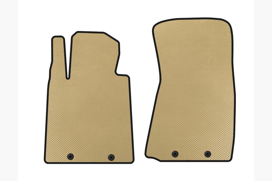 Nissan 370Z 2008-2021 EVA Floor Mats (Coupe, Beige) Image