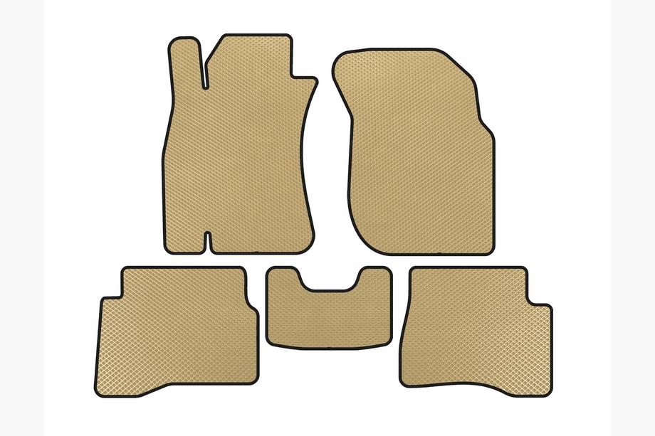 Nissan Almera N16 2000-2006 EVA Floor Mats (SD, Beige) Image