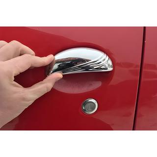 Chrome Door Handle Covers (2 pcs, Stainless Steel) Toyota Aygo 2007-2014 photo 1