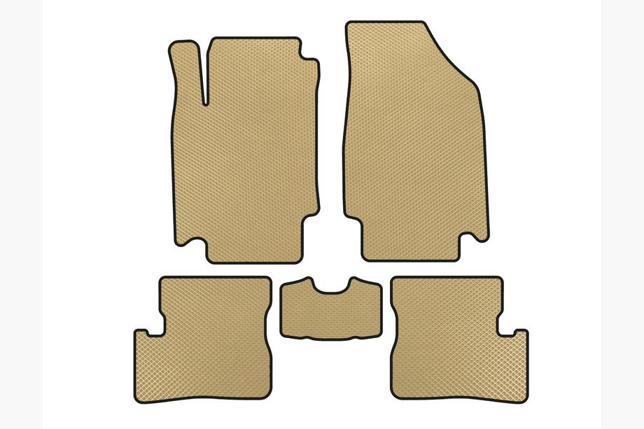 Nissan Micra K12 2003-2010 EVA Floor Mats (HB, Beige) Image