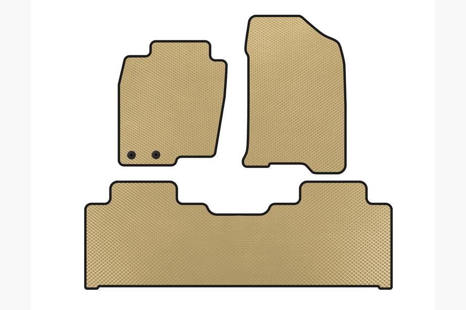 Nissan Navara/NP300 2016- EVA Floor Mats V1 (Beige) Image