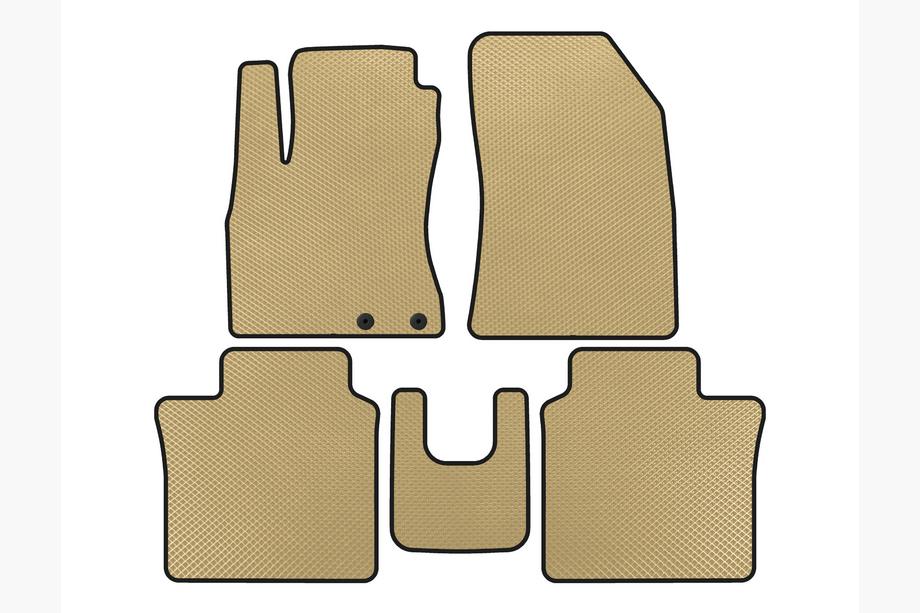 Nissan Note 2012-2020 EVA Floor Mats (HB, Beige) Image