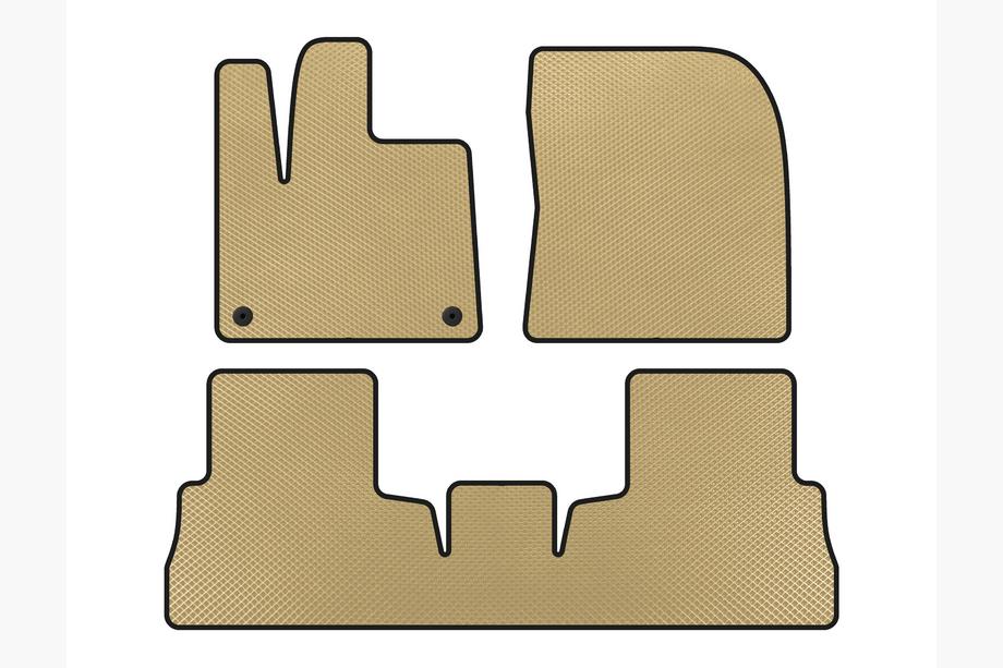 Opel Combo 2019- EVA Floor Mats (Beige) Image