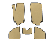 Opel Corsa C 2000-2006 EVA Floor Mats (Beige) photo 1