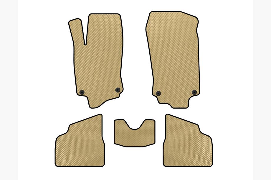 Opel Corsa C 2000-2006 EVA Floor Mats (Beige) Image
