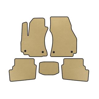 EVA Floor Mats (2 Rows, 2003-2005, 7-Seater, Beige) Opel Zafira A 1998-2005