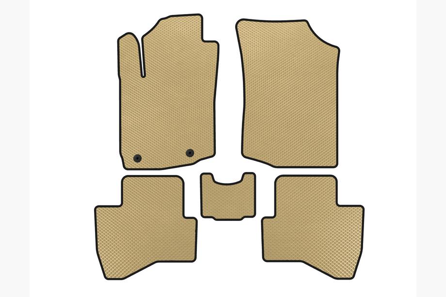 Peugeot 108 2014-2021 EVA Floor Mats (HB, Beige) Image