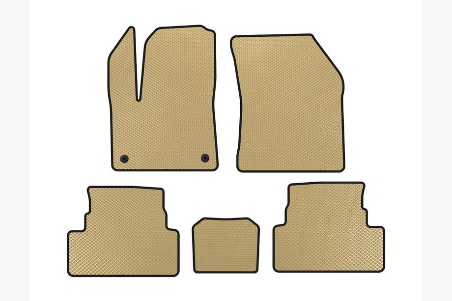 Peugeot 3008 2016-2023 EVA Floor Mats (Beige) Image