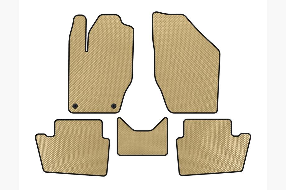 Peugeot 408 2010-2018 EVA Floor Mats (Beige) Image