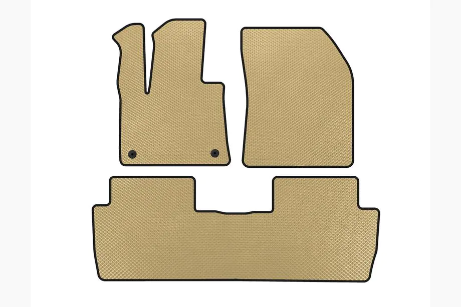 Peugeot 5008 2016-2023 EVA Floor Mats (2016-2020, Beige) Image