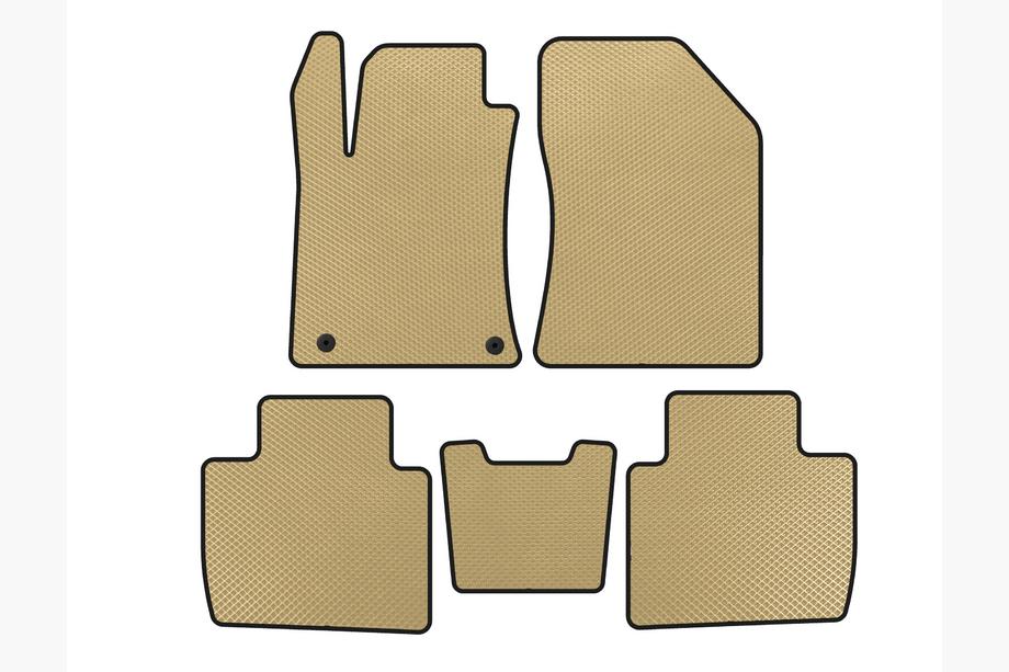 Peugeot 508 2018- EVA Floor Mats (LB, Beige) Image