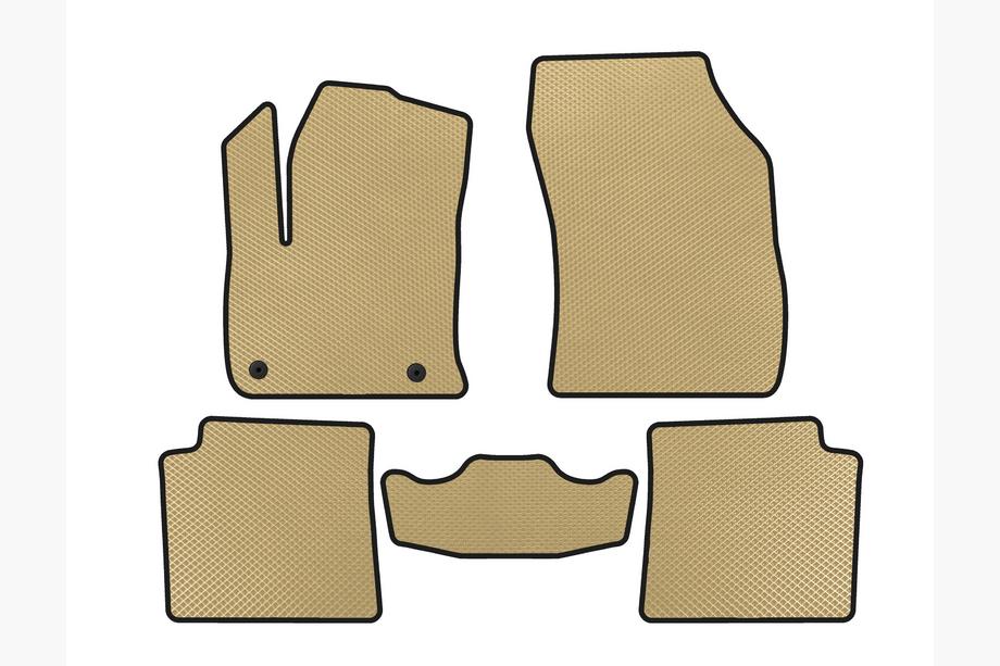 Peugeot 2008 2019- EVA Floor Mats V1 (Electric, Beige) Image
