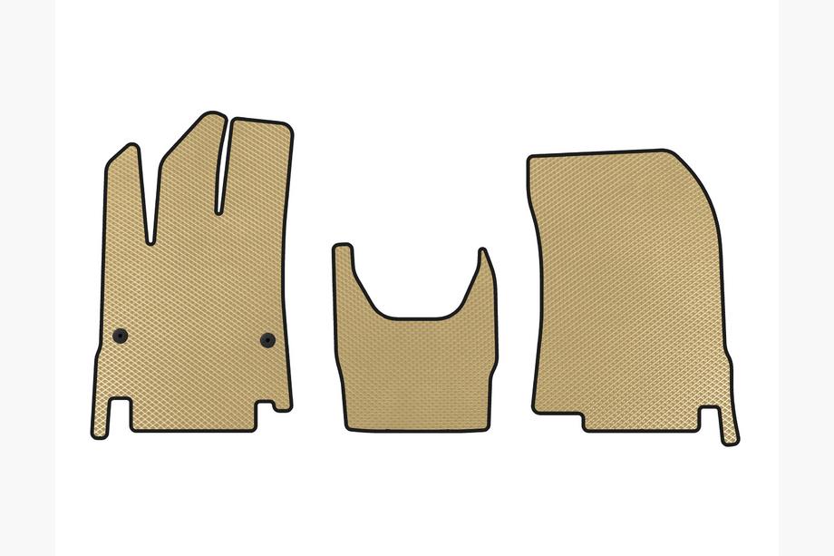 Peugeot Partner/Rifter 2019- EVA Floor Mats (Beige) Image