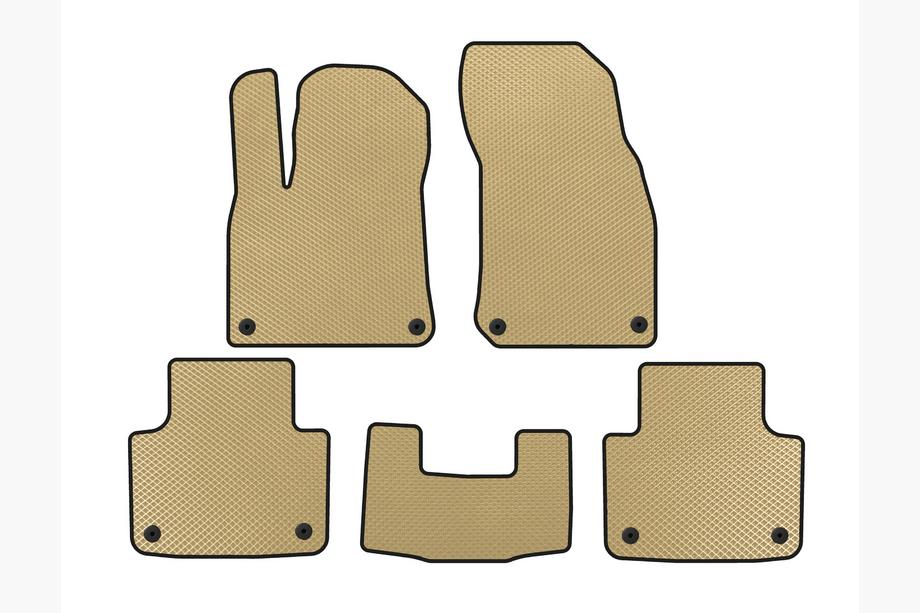 Porsche Cayenne 2018- EVA Floor Mats (Beige) Image