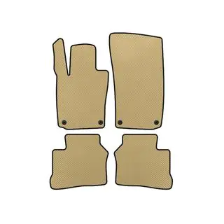 EVA Floor Mats (2009-2013, Coupe, 4-Door, Beige)