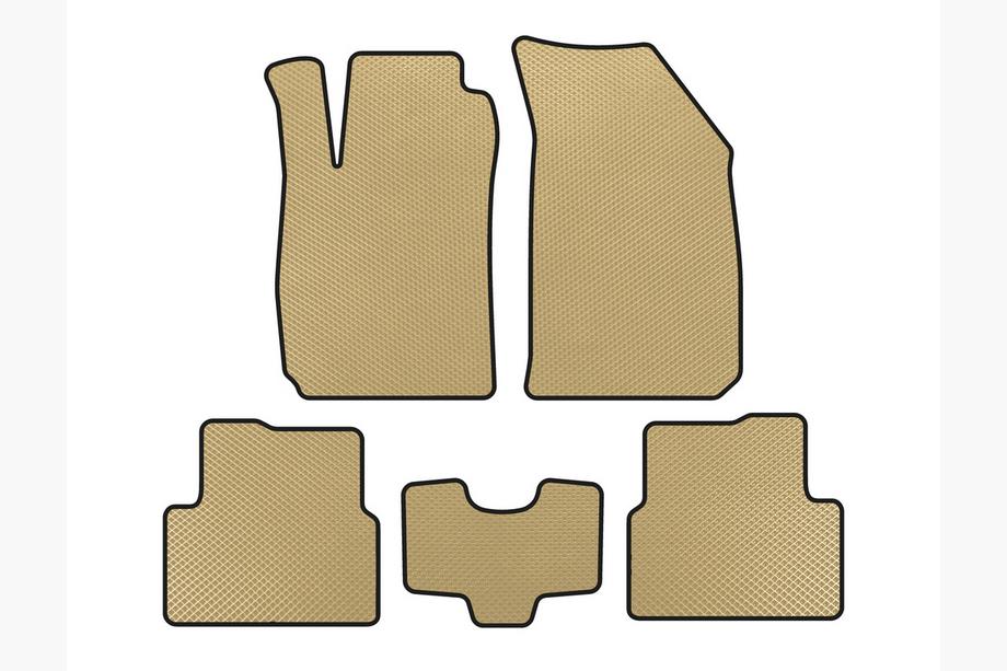 RAVON R4 2016-2020 EVA Floor Mats (SD, Beige) Image