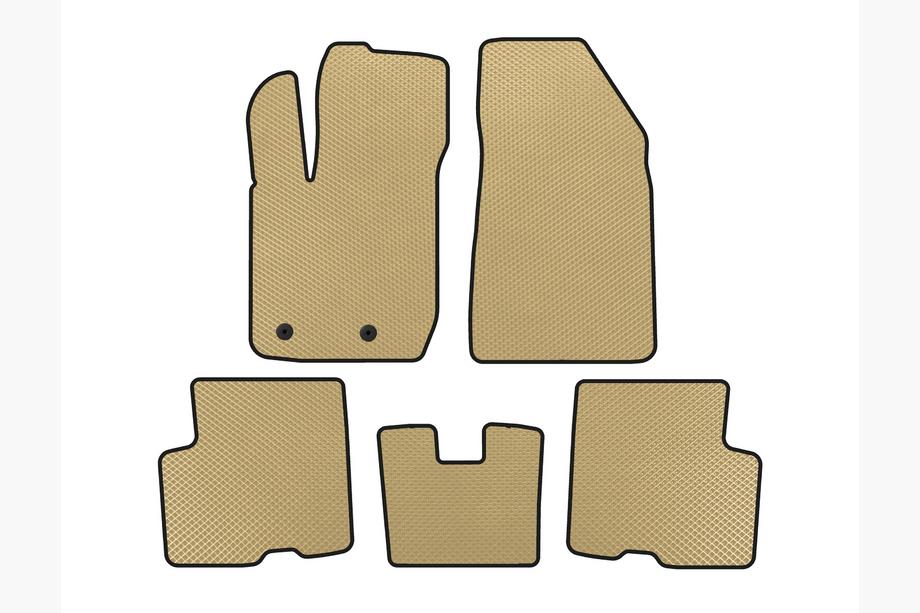 Renault Arkana 2019- EVA Floor Mats (Front-Wheel Drive, Beige) Image