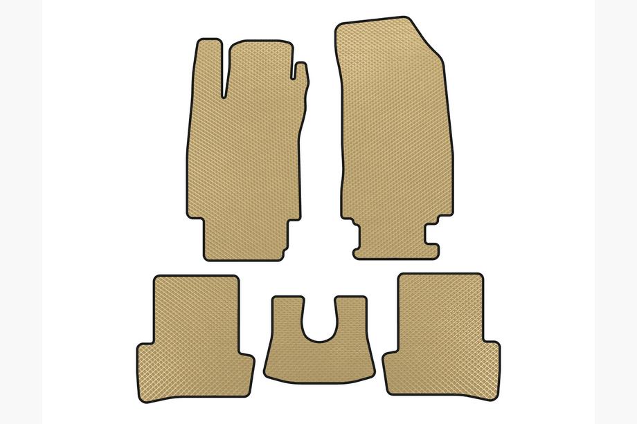 Renault Clio III 2005-2012 EVA Floor Mats (Beige) Image