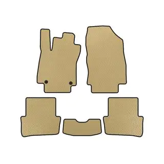 EVA Floor Mats (2012-2016, HB, 5-Door, Beige)