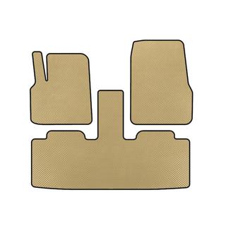 EVA Floor Mats (2 Rows, 7-Seater, Beige)