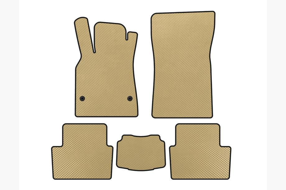 Renault Fluence 2009-2016 EVA Floor Mats (SD, Beige) Image