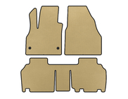 Renault Kangoo 2008–2020 EVA Floor Mats (2 Rows, 5-Door/7-Seater, Beige) photo 1