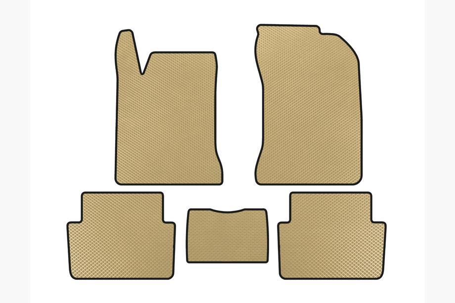 Renault Laguna 2001-2007 EVA Floor Mats (SW, Beige) Image
