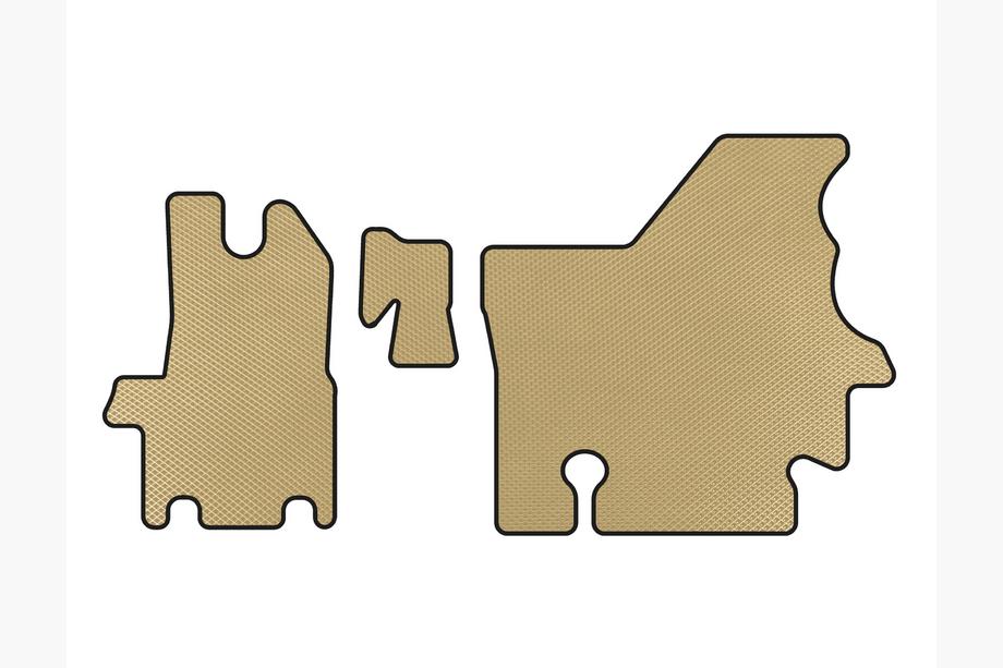 Renault Master 1998-2010 EVA Floor Mats (1998-2003, Beige) Image