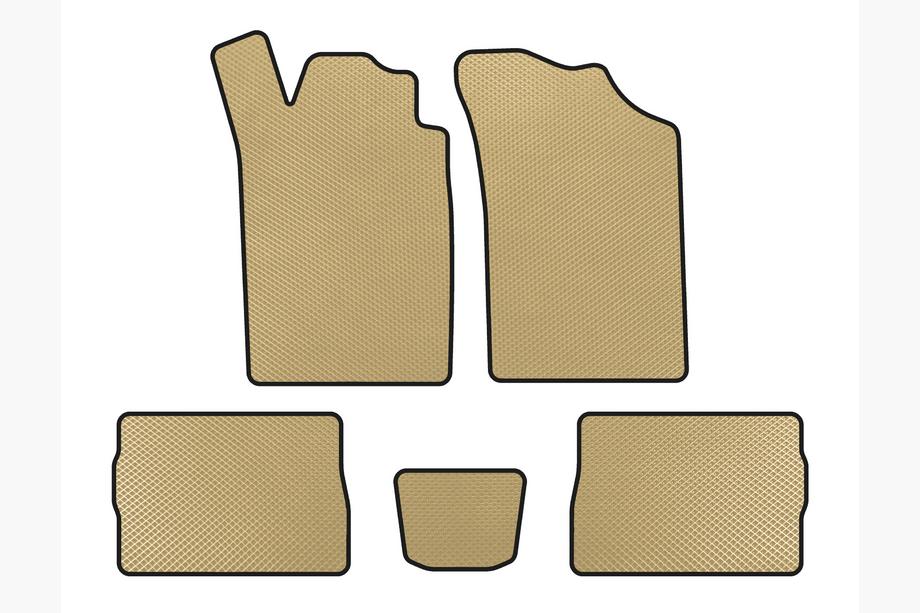 Renault Symbol 1999-2008 EVA Floor Mats (SD, Beige) Image