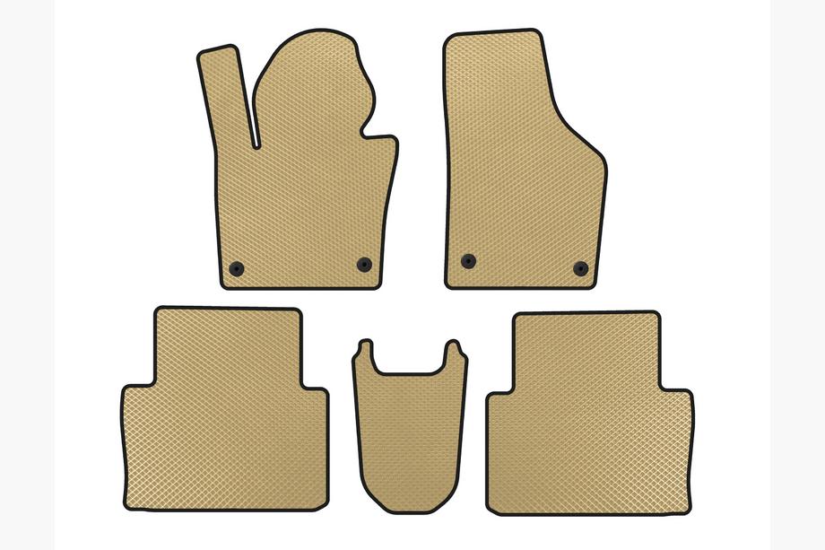Seat Alhambra 2010- EVA Floor Mats (2015+, Beige) Image