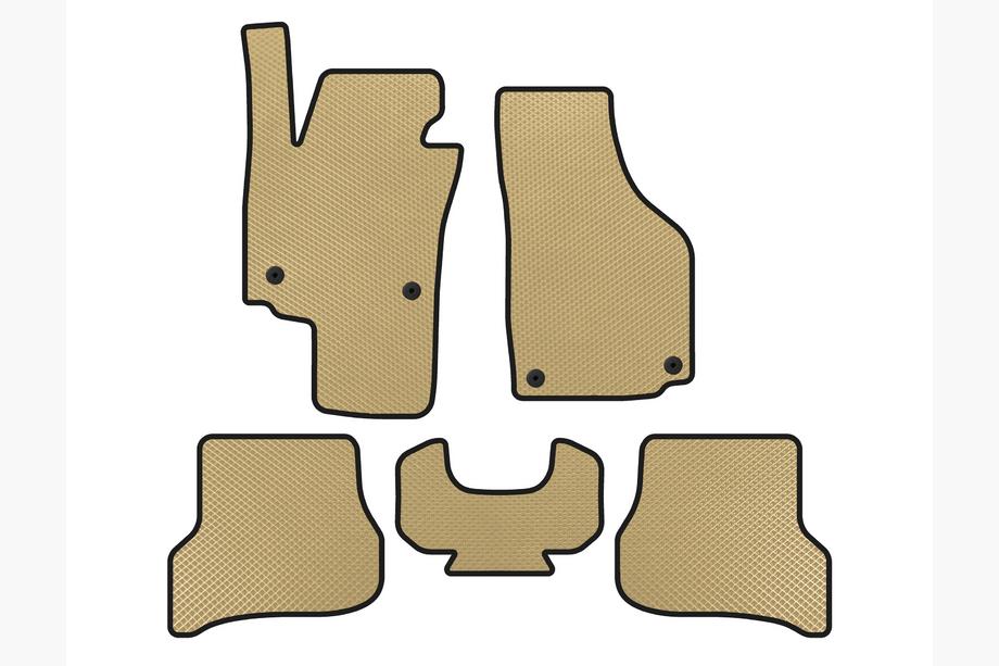 Seat Altea 2004-2015 EVA Floor Mats (Beige) Image
