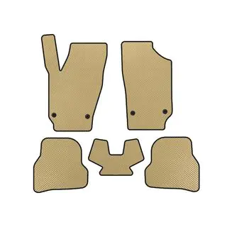 EVA Floor Mats (2010-2012, HB, 5-Door, Beige)