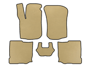 Seat Leon 1999-2005 EVA Floor Mats (HB, 5-Door, Beige) photo 1