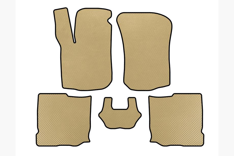 Seat Leon 1999-2005 EVA Floor Mats (HB, 5-Door, Beige) Image